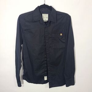 Colours‎ Alexander Julian Men's Size Medium M Shirt Black Button Down Top